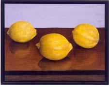 3 LEMONS ON A  SHELF